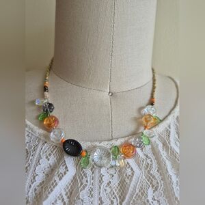 Colorful Glass Beaded Necklace